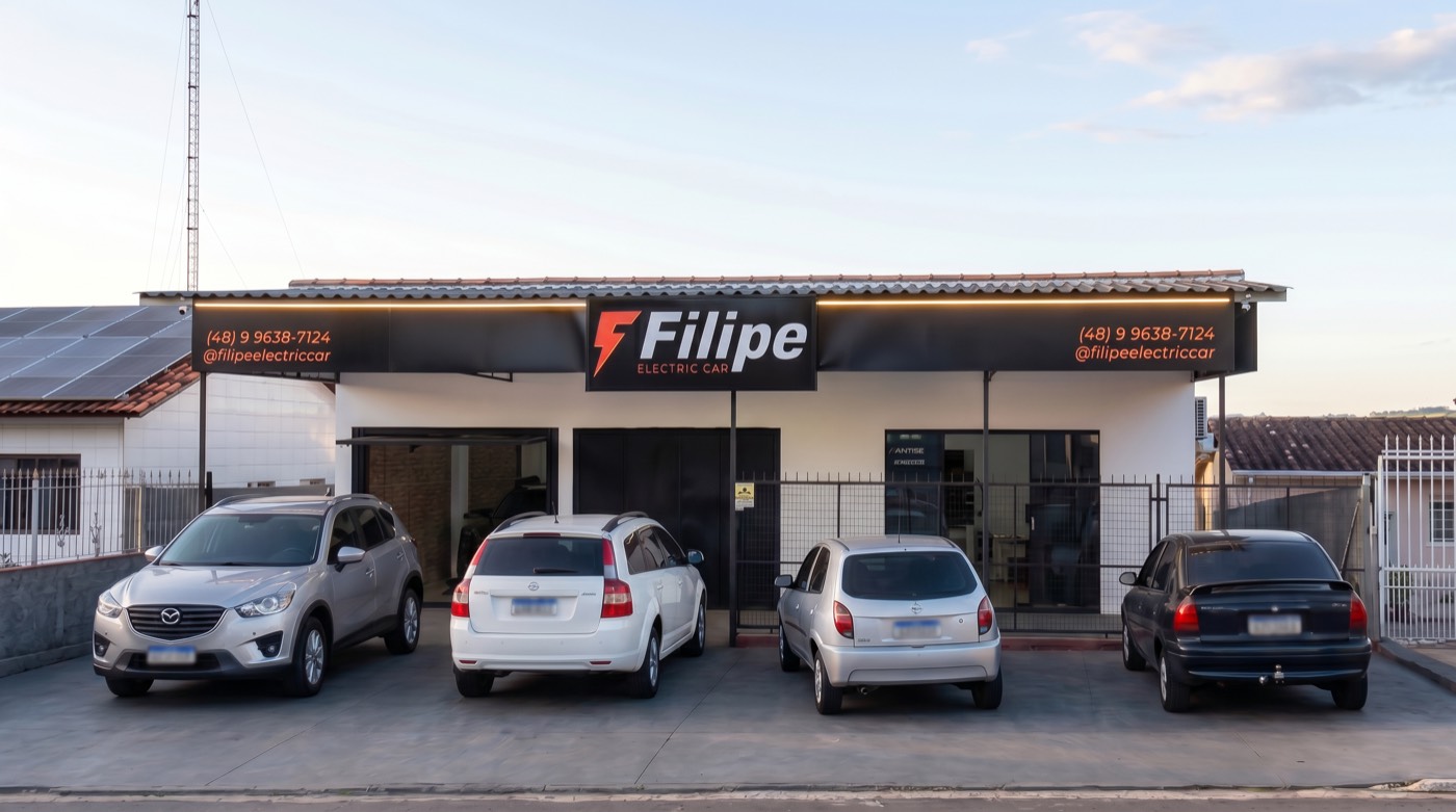 Fachada da Filipe Electric Car